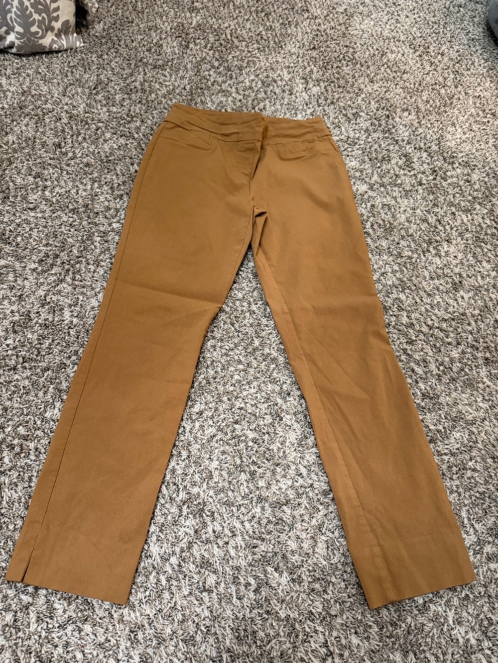 Classic Straight-Leg Women's Trouser in Camel